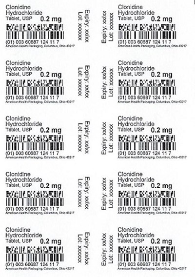 0.2 mg Clonidine HCl Tablet Blister (0.2 mg Blister)